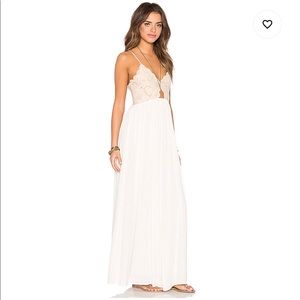 Tularosa Bryce Maxi Dress in Pale Blush